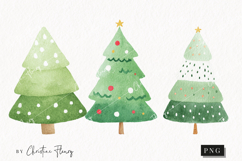 Cute Christmas Tree Clipart | Christmas PNG Product Image 1