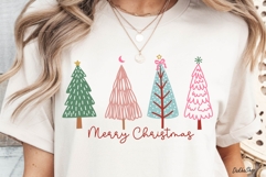 Hand Drawn Christmas Tree SVG, Merry Christmas SVG, PNG Product Image 4