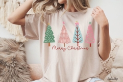 Hand Drawn Christmas Tree SVG, Merry Christmas SVG, PNG Product Image 10