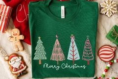 Hand Drawn Christmas Tree SVG, Merry Christmas SVG, PNG Product Image 6