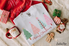 Hand Drawn Christmas Tree SVG, Merry Christmas SVG, PNG Product Image 8