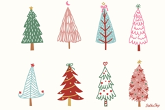Hand Drawn Christmas Tree SVG, Merry Christmas SVG, PNG Product Image 2