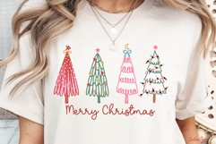 Hand Drawn Christmas Tree SVG, Merry Christmas SVG, PNG Product Image 3