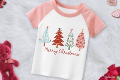 Hand Drawn Christmas Tree SVG, Merry Christmas SVG, PNG Product Image 9
