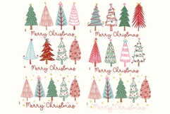Hand Drawn Christmas Tree SVG, Merry Christmas SVG, PNG Product Image 2