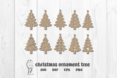 Christmas ornament tree laser cut svg Product Image 1