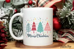 Christmas Trees PNG Design Merry Chistmas PNG Sublimation. Product Image 5