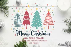 Christmas Trees PNG Design Merry Chistmas PNG Sublimation. Product Image 7