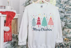 Christmas Trees PNG Design Merry Chistmas PNG Sublimation. Product Image 4