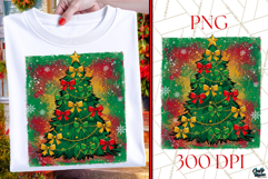 Coquette Bow Christmas Tree PNG | Christmas Design Product Image 1
