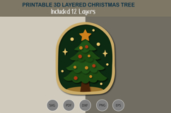 3D Layered Christmas tree Product Image 2