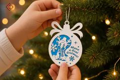 Christmas tree ornaments SVG / Cut file Product Image 2