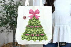 Coquette Bow Christmas Tree PNG Product Image 7