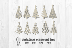 Christmas ornament tree laser cut svg Product Image 1