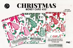 3D Inflated Christmas Money Card PNG | Christmas Printable Product Image 1
