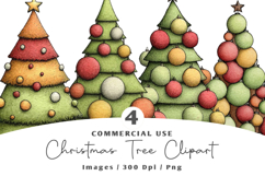Christmas Tree clipart Sublimation Product Image 1