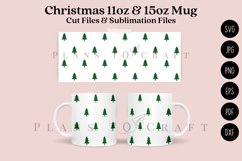 christmas tree coffee mug svg 11oz 15 oz mug svg presized for 11oz glass or 11oz mug ready to cut cut files and sublimation files