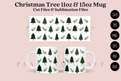 christmas tree coffee mug svg 11oz 15 oz mug svg presized for 11oz glass or 11oz mug ready to cut cut files and sublimation files