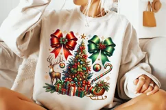 Christmas Tree PNG, Christmas Coquette PNG, Christmas PNG Product Image 2