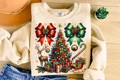 Christmas Tree PNG, Christmas Coquette PNG, Christmas PNG Product Image 3
