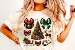 Christmas Tree PNG, Christmas Coquette PNG, Christmas PNG Product Image 2