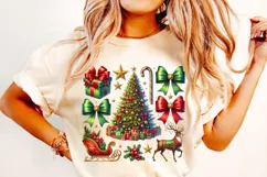 Christmas Tree PNG, Christmas Coquette PNG, Christmas PNG Product Image 2
