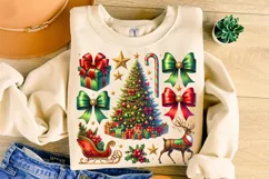 Christmas Tree PNG, Christmas Coquette PNG, Christmas PNG Product Image 1