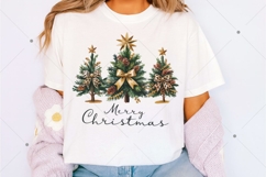 Christmas Tree Coquette Bow PNG, Merry Christmas PNG Product Image 3