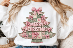 Christmas Tree Coquette PNG Product Image 3