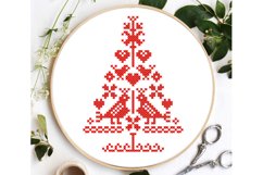 Christmas deer Cross stitch pattern PDF Scandinavian Easy Product Image 4