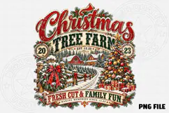 Christmas Tree Farm Fresh Cut & Family Fun Vintage Christmas Product Image 2