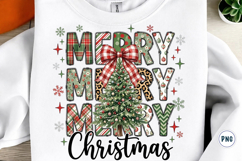 Christmas Tree Faux Glitter PNG Product Image 1
