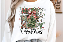 Christmas Tree Faux Glitter PNG Product Image 2