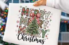 Christmas Tree Faux Glitter PNG Product Image 4
