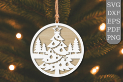 Christmas Tree Forest Laser Cut SVG Product Image 1