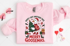 Christmas Tree Funny Goose PNG, OOPS I Bought Another Tree Product Image 3