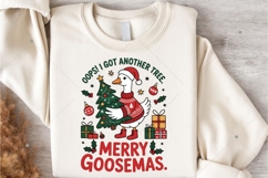Christmas Tree Funny Goose PNG, OOPS I Bought Another Tree Product Image 5