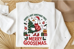 Christmas Tree Funny Goose PNG, OOPS I Bought Another Tree Product Image 7