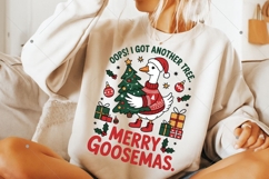 Christmas Tree Funny Goose PNG, OOPS I Bought Another Tree Product Image 8