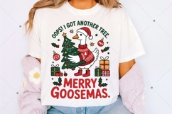 Christmas Tree Funny Goose PNG, OOPS I Bought Another Tree Product Image 2