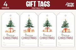 christmas tree gift tags