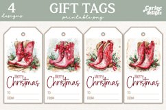 christmas tree gift tags