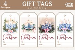 christmas tree gift tags