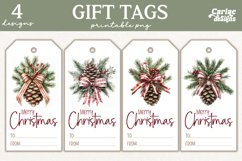 christmas tree gift tags