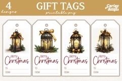 christmas tree gift tags