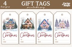 christmas tree gift tags