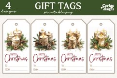 christmas tree gift tags