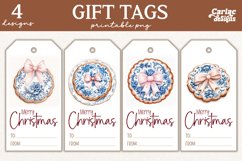 christmas tree gift tags