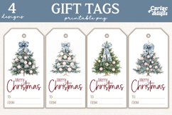 christmas tree gift tags