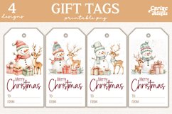 christmas tree gift tags